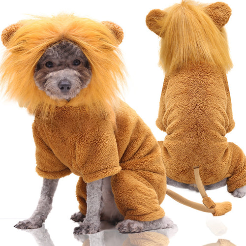 Cartoon Pet Winter Coat – Warm Four-Legged Jacket for Dogs & Cats