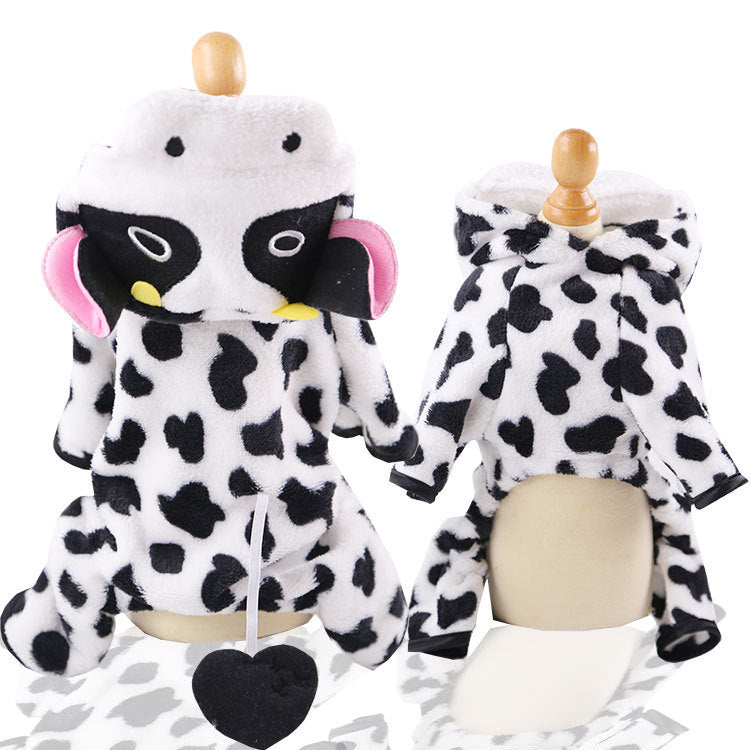Cartoon Pet Winter Coat – Warm Four-Legged Jacket for Dogs & Cats