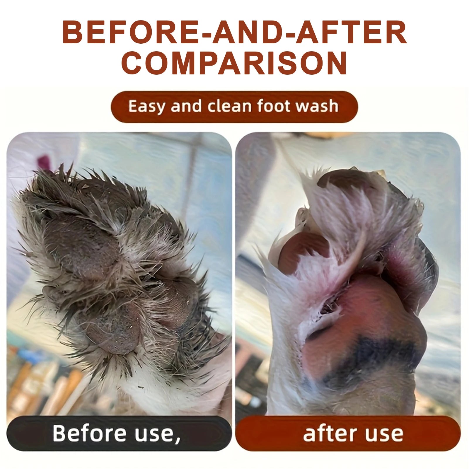 Pet Paw Cleaner Cup – Easy No-Scrub Foot Washer for Dogs & Cats