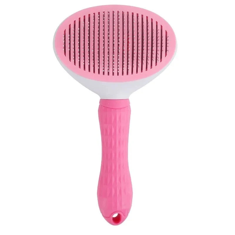 Self-Cleaning Pet Grooming Brush – Deshedding & Dematting Comb for Dogs & Cats