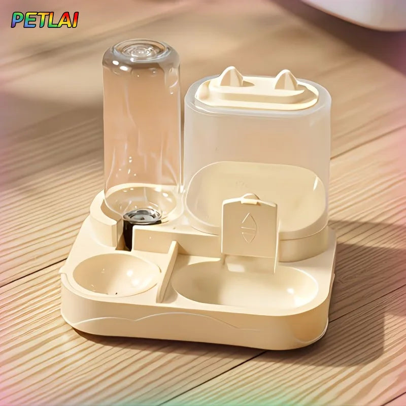 Automatic Pet Feeder & Water Dispenser – Dual Food & Water Station for Cats