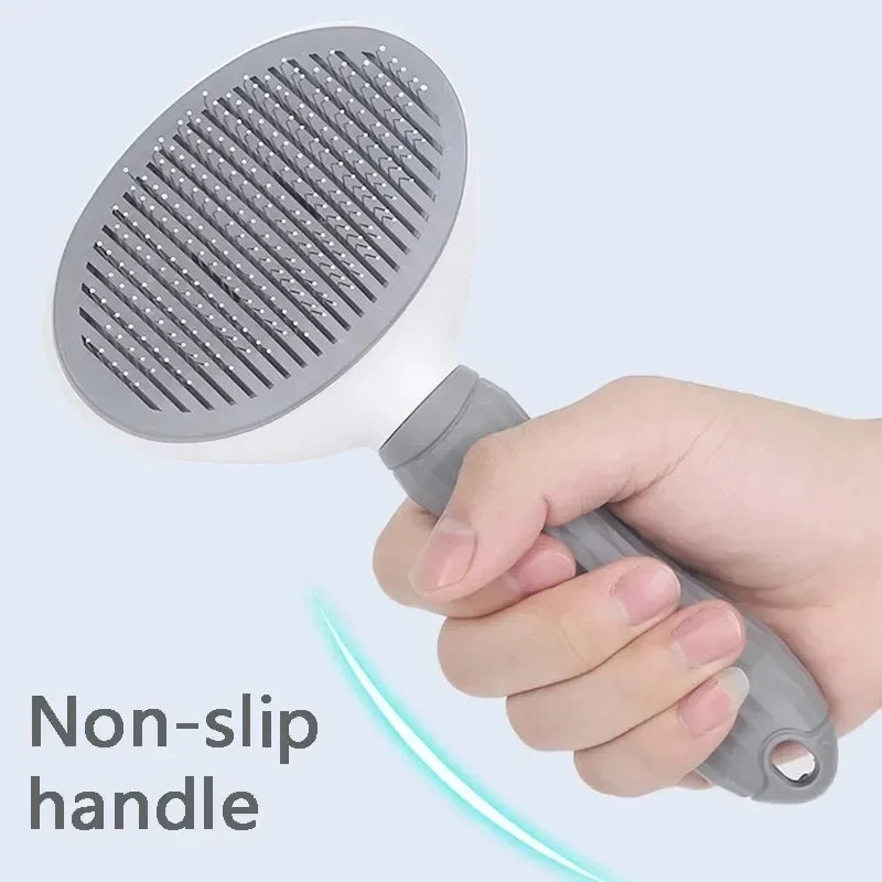 Self-Cleaning Pet Grooming Brush – Deshedding & Dematting Comb for Dogs & Cats